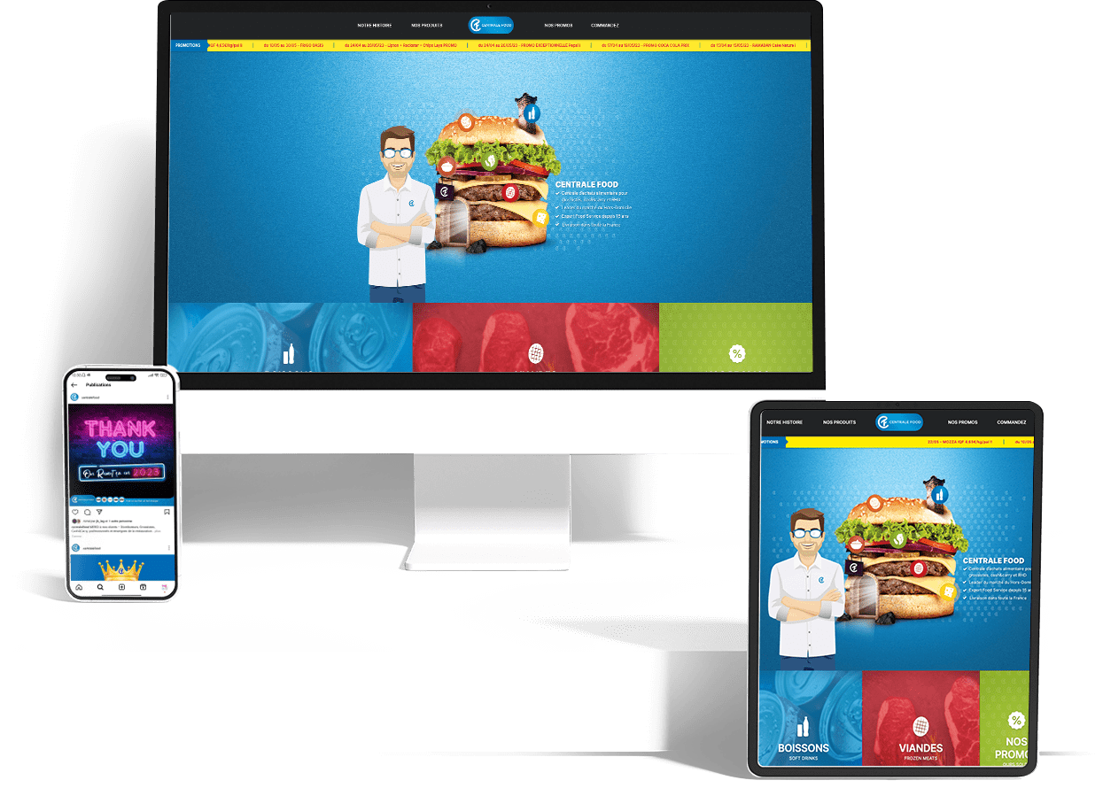 Centrale Food site web