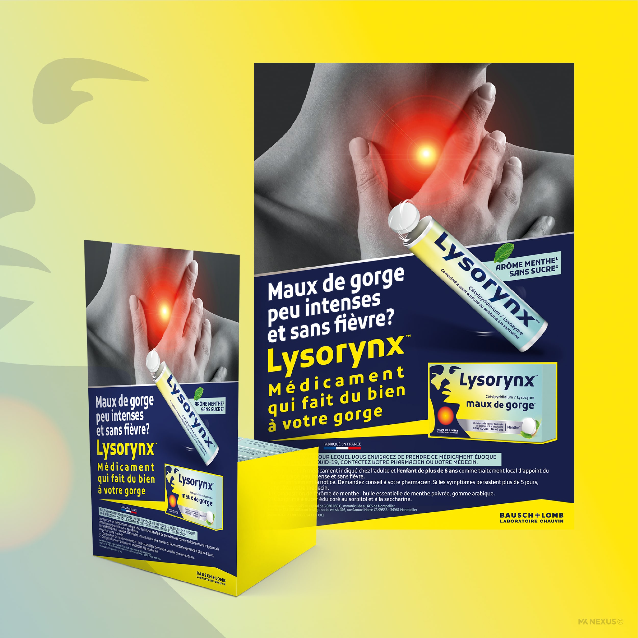 bausch lomb lysorynx presentoire affiche
